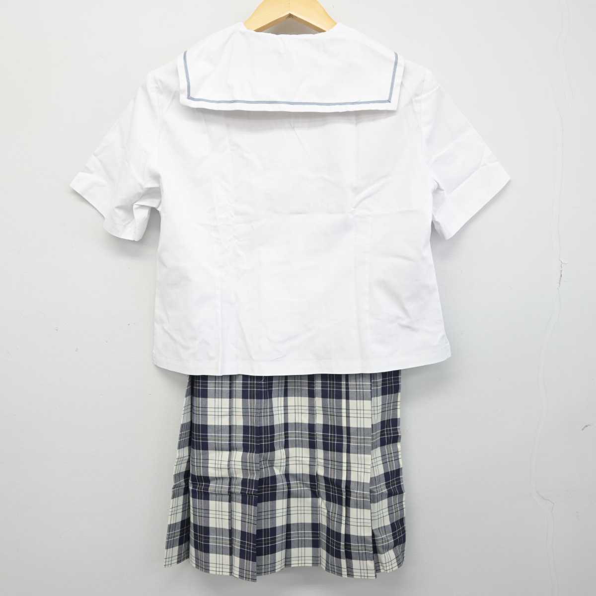 【中古】山口県 慶進中学校 女子制服 2点 (セーラー服・スカート) sf050480