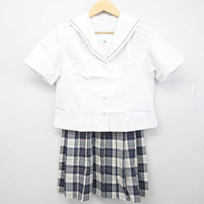 【中古】山口県 慶進中学校 女子制服 2点 (セーラー服・スカート) sf050481