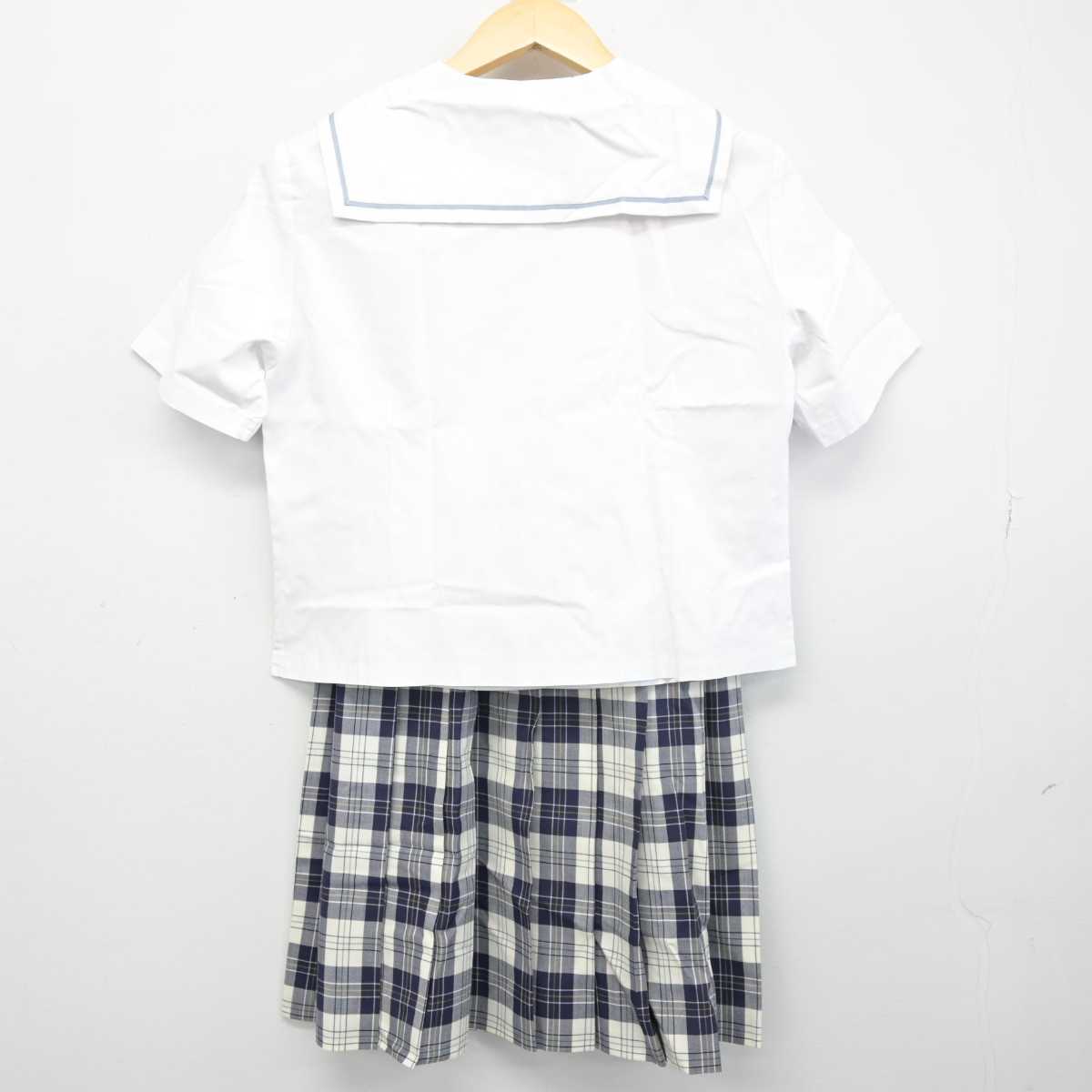 【中古】山口県 慶進中学校 女子制服 2点 (セーラー服・スカート) sf050481