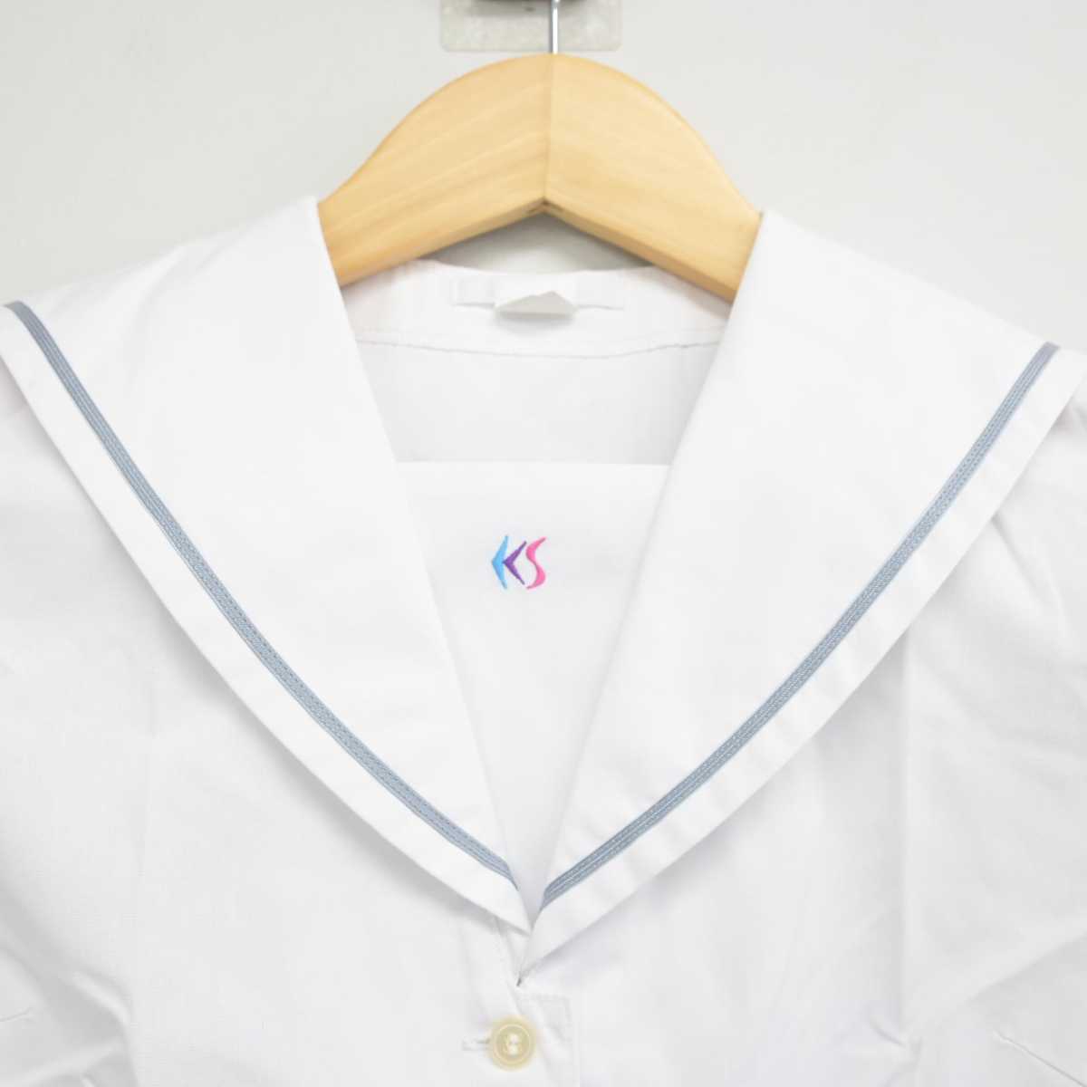 【中古】山口県 慶進中学校 女子制服 2点 (セーラー服・セーラー服) sf050484