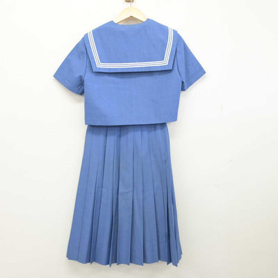 【中古】福岡県 久山中学校 女子制服 3点 (セーラー服・スカート) sf050495