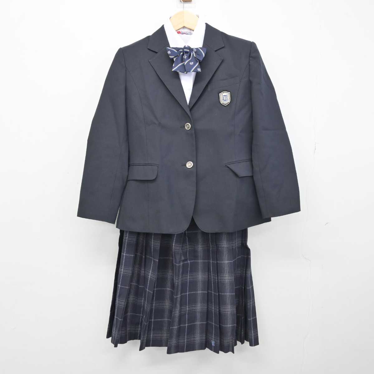 【中古】神奈川県 内出中学校 女子制服 4点 (ブレザー・シャツ・スカート) sf050499