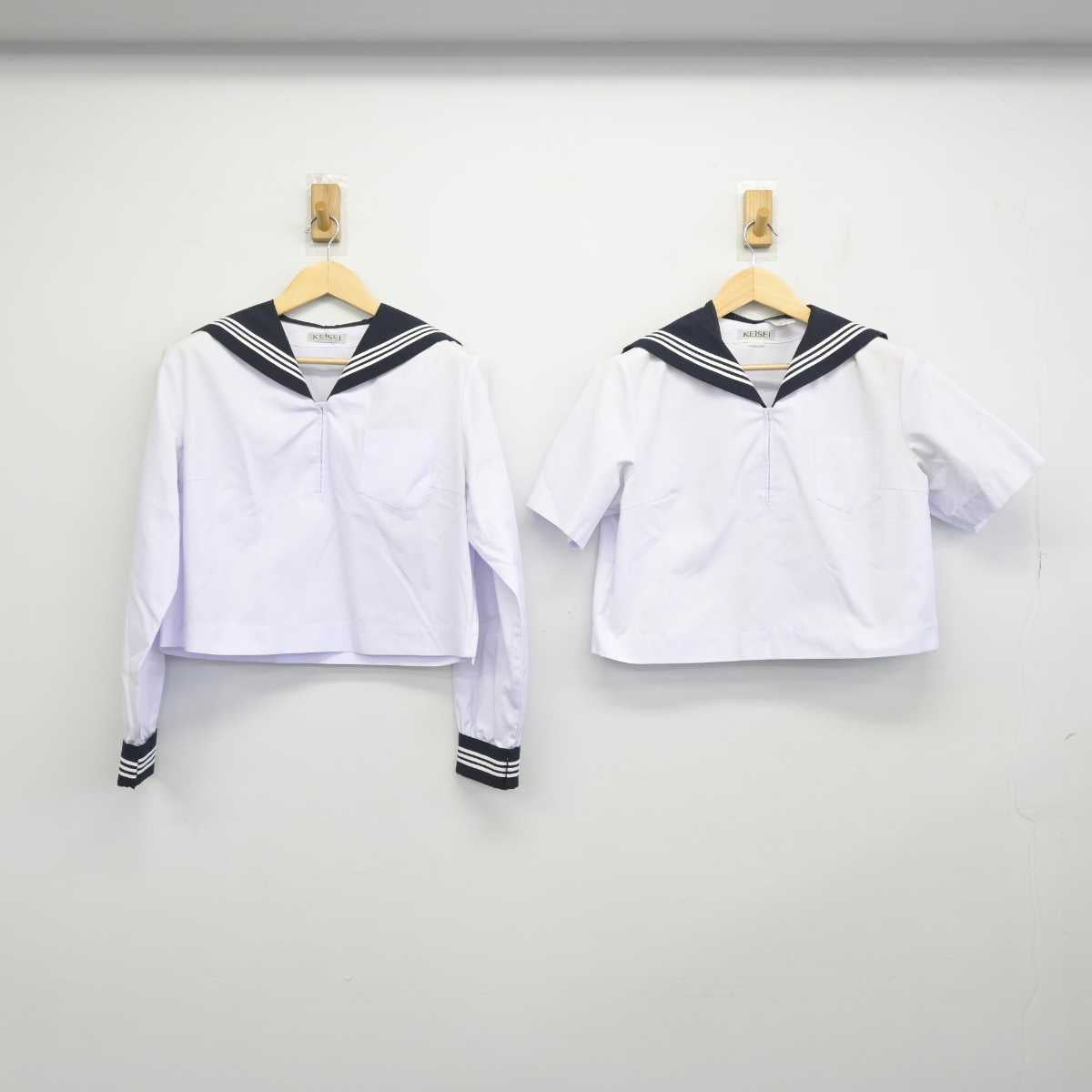 【中古】茨城県 水戸第三高等学校 女子制服 2点 (セーラー服・セーラー服) sf050505