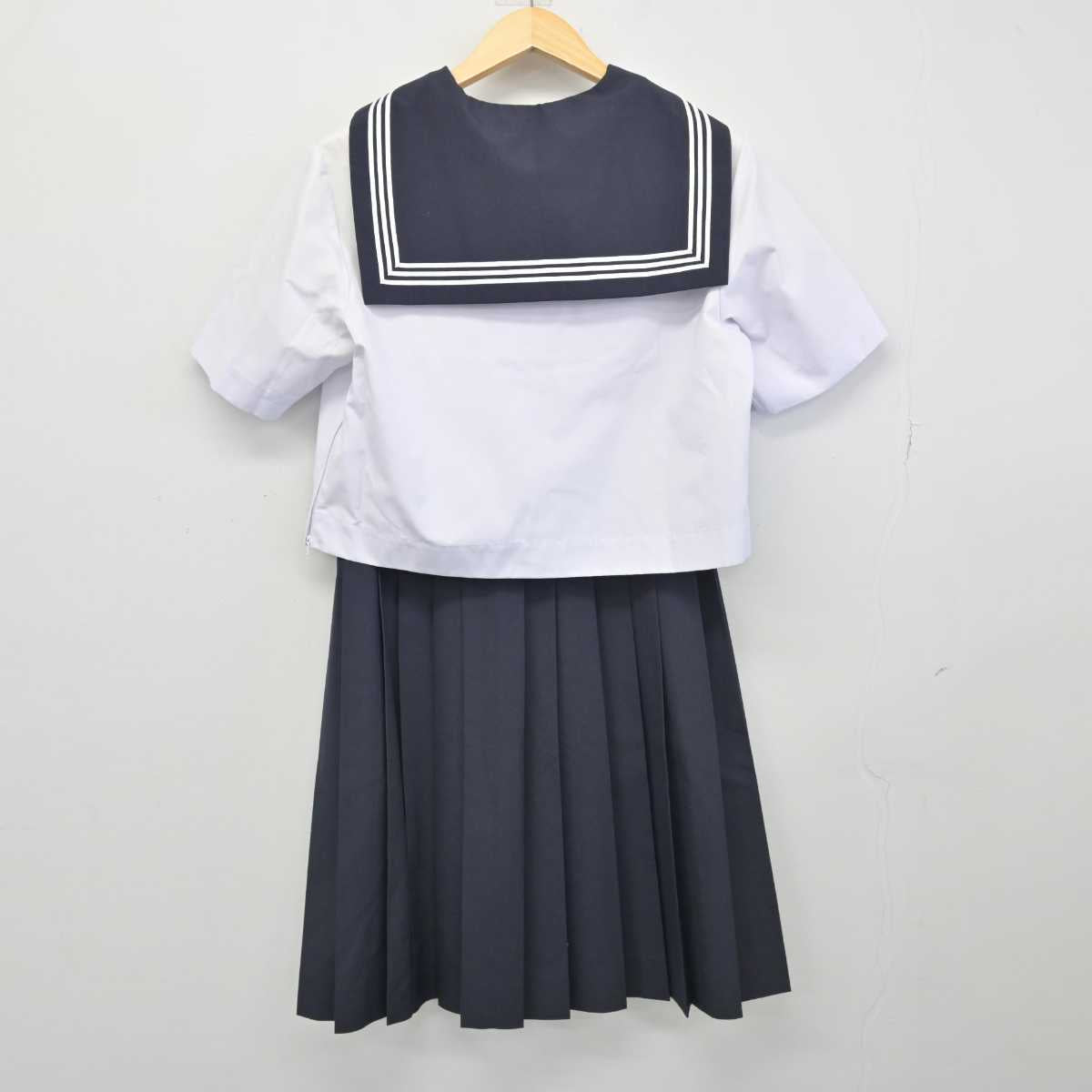 【中古】茨城県 水戸第三高等学校 女子制服 3点 (セーラー服・スカート) sf050506