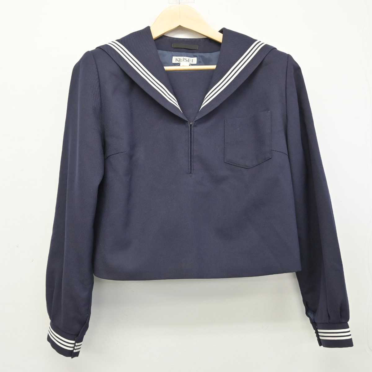 中古】茨城県 水戸第三高等学校 女子制服 2点 (セーラー服・ジャンパースカート) sf050507 | 中古制服通販パレイド