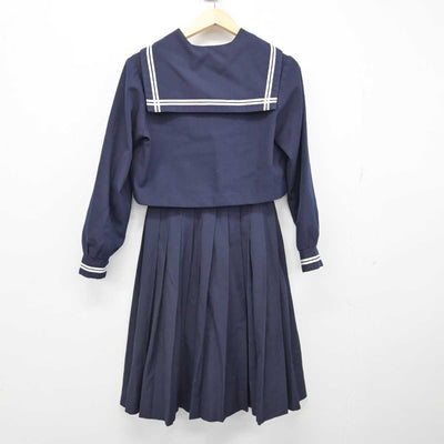 【中古】広島県 栗原中学校 女子制服 3点 (セーラー服・スカート) sf050508