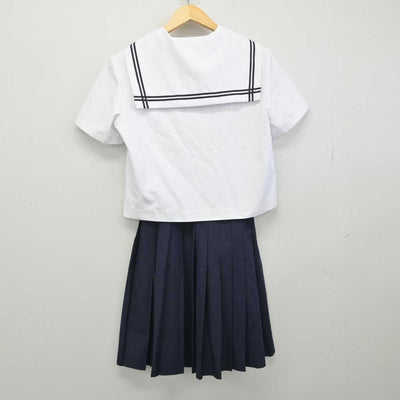 【中古】広島県 栗原中学校 女子制服 3点 (セーラー服・スカート) sf050509