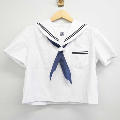 【中古】広島県 栗原中学校 女子制服 3点 (セーラー服・スカート) sf050509