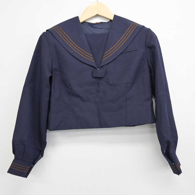 【中古】福島県 平第一中学校 女子制服 2点 (セーラー服・スカート) sf050518