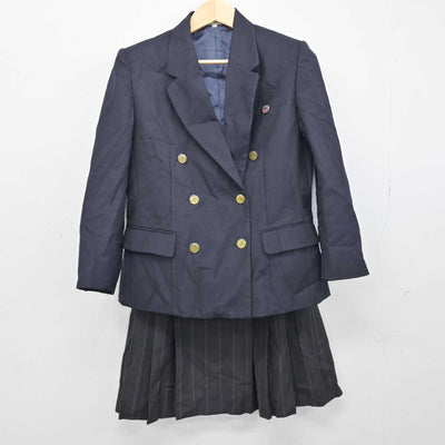 【中古】埼玉県 久喜高等学校 女子制服 2点 (ブレザー・スカート) sf050529