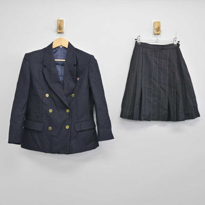 【中古】埼玉県 久喜高等学校 女子制服 2点 (ブレザー・スカート) sf050529