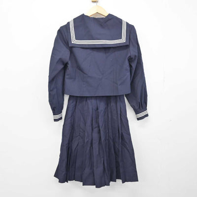 【中古】埼玉県 栗橋東中学校 女子制服 3点 (セーラー服・スカート) sf050531