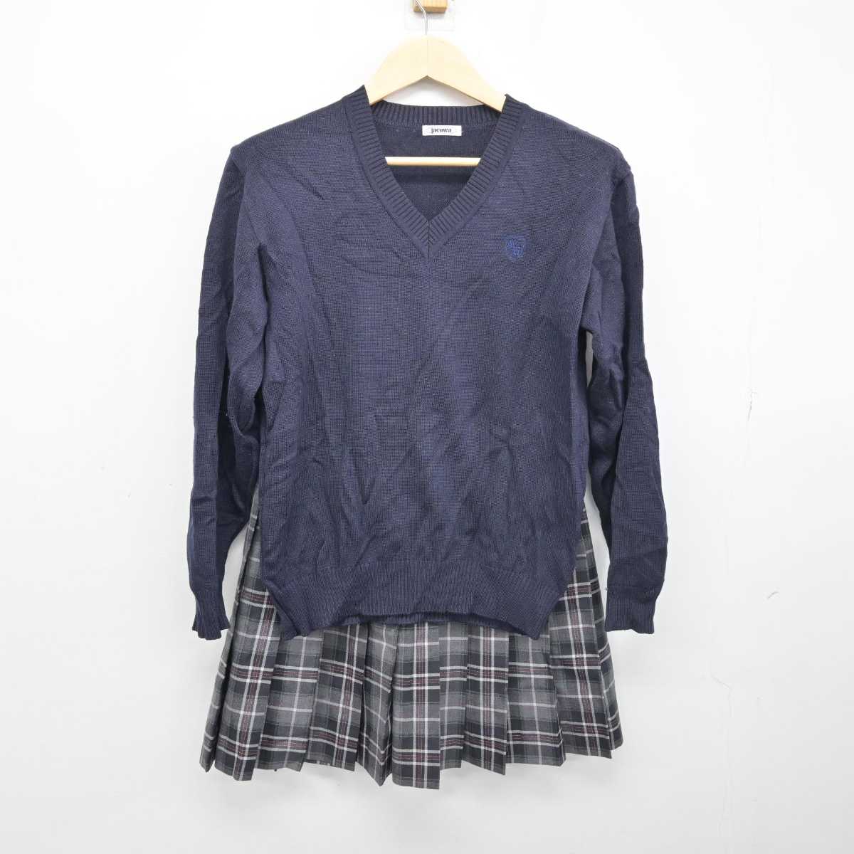 中古】埼玉県 栗橋北彩高等学校 女子制服 3点 (ブレザー・ニット・スカート) sf050535 | 中古制服通販パレイド