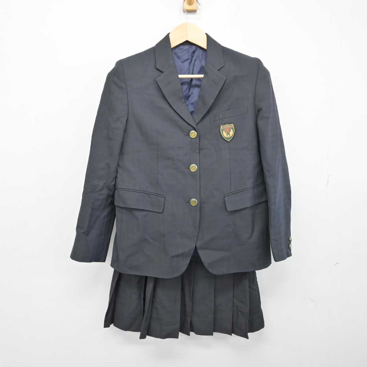 【中古】埼玉県 栄東高等学校 女子制服 3点 (ブレザー・スカート・スカート) sf050554