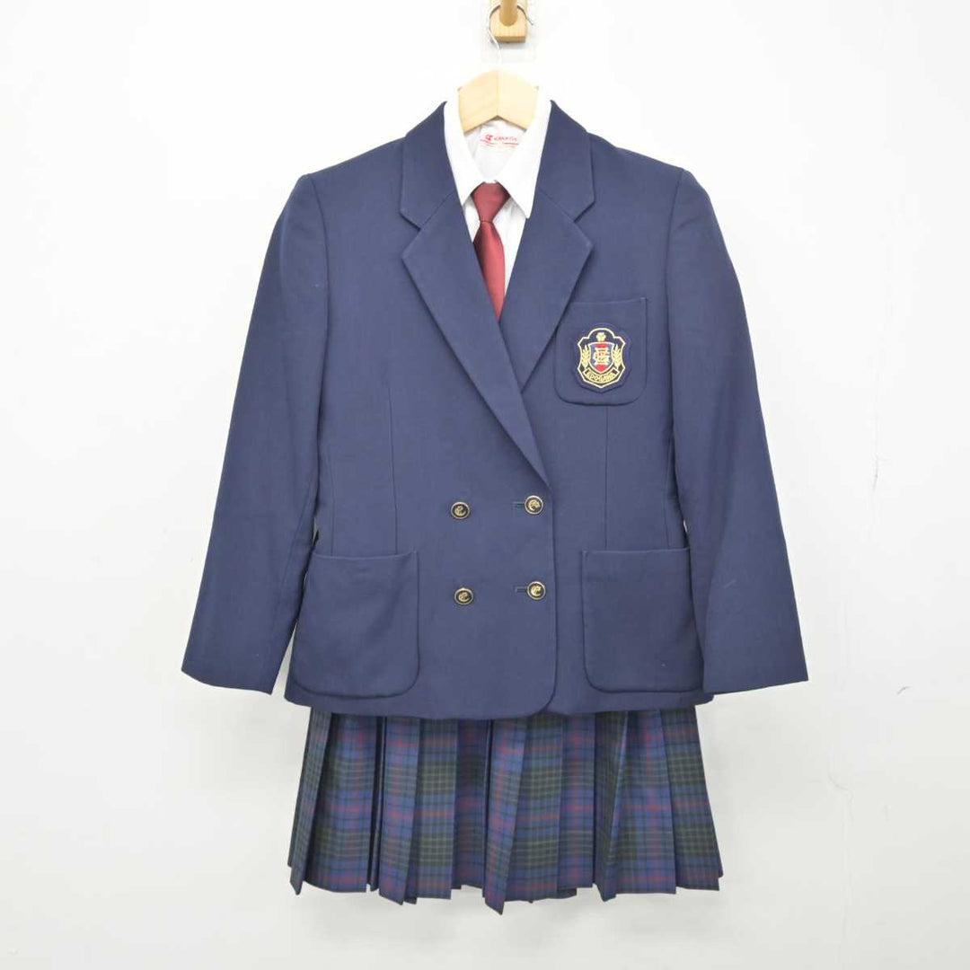 中古】東京都 江戸川女子高等学校 女子制服 5点 (ブレザー・ニット・シャツ・スカート) sf050576 | 中古制服通販パレイド