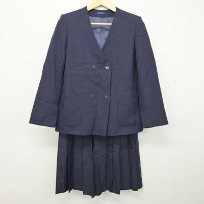 【中古】千葉県 岬中学校 女子制服 2点 (ブレザー・スカート) sf050600