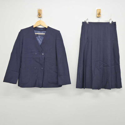 【中古】千葉県 岬中学校 女子制服 2点 (ブレザー・スカート) sf050600