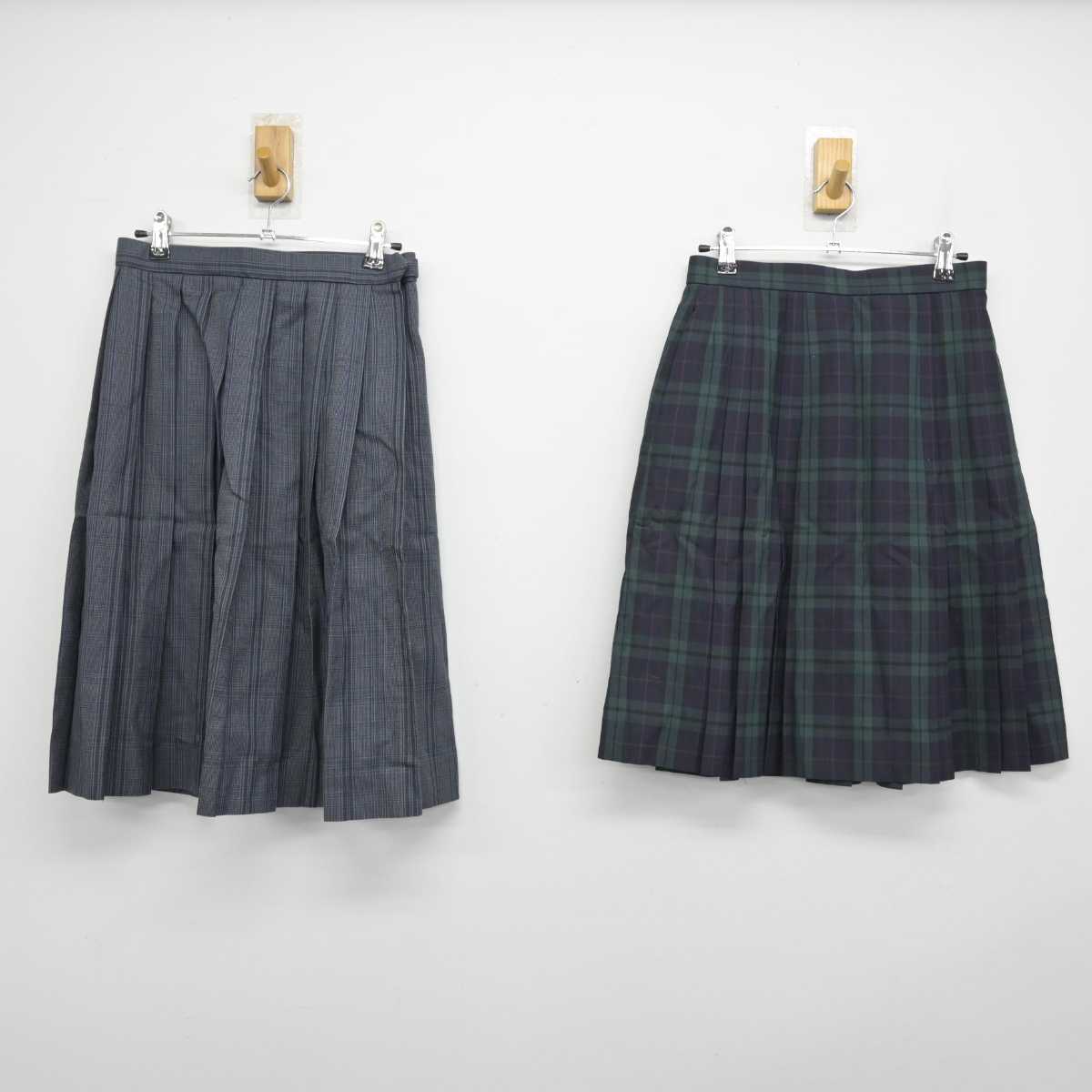 【中古】三重県 明野高等学校 女子制服 3点 (ブレザー・スカート・スカート) sf050602