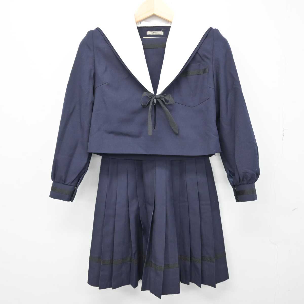 【中古】愛知県 明和高等学校 女子制服 3点 (セーラー服・スカート) sf050621