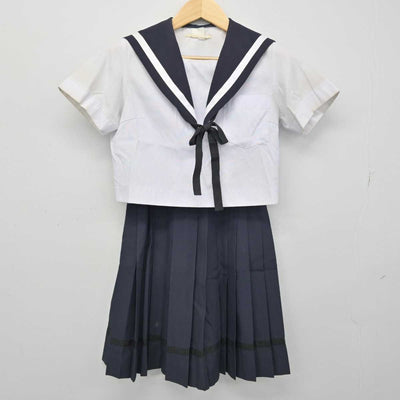 【中古】愛知県 明和高等学校 女子制服 4点 (セーラー服・スカート) sf050622