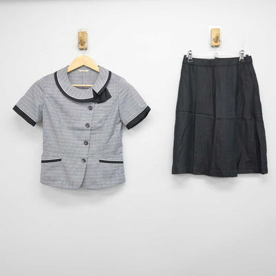 【中古】 事務服 女子制服 2点 (シャツ・スカート) sf050628