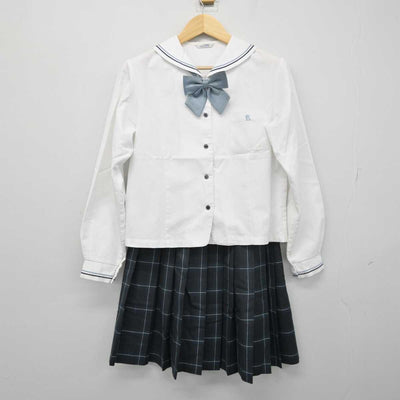 【中古】愛知県 愛知啓成高等学校 女子制服 4点 (シャツ・スカート) sf050647