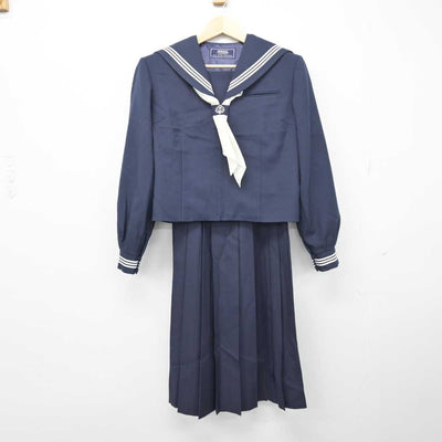 中古】埼玉県 三郷市立栄中学校 女子制服 3点 (セーラー服・ジャンパースカート) sf050652 | 中古制服通販パレイド