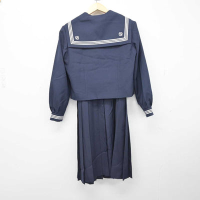 【中古】埼玉県 三郷市立栄中学校 女子制服 3点 (セーラー服・ジャンパースカート) sf050652