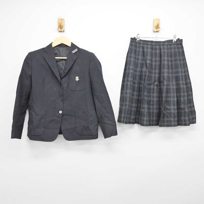 【中古】愛媛県 愛光高等学校 女子制服 2点 (ブレザー・スカート) sf050654