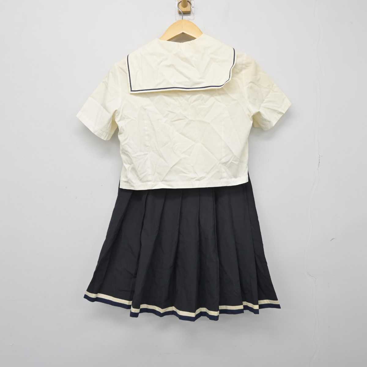 【中古】愛媛県 愛光高等学校 女子制服 2点 (シャツ・スカート) sf050655