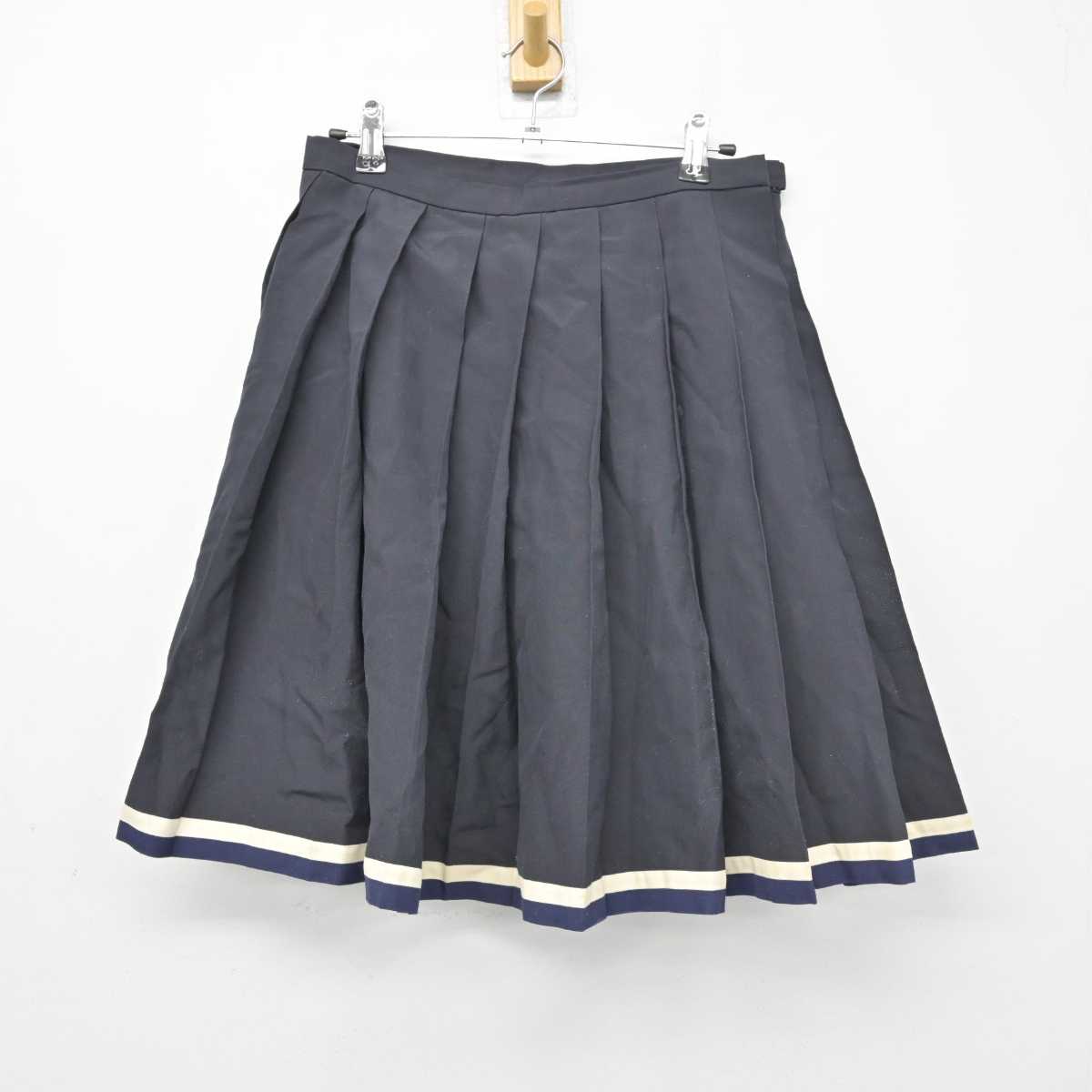 【中古】愛媛県 愛光高等学校 女子制服 2点 (シャツ・スカート) sf050655