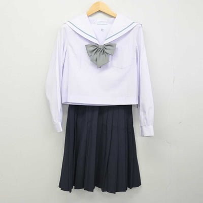 【中古】愛知県 知立高等学校 女子制服 2点 (セーラー服・スカート) sf050667