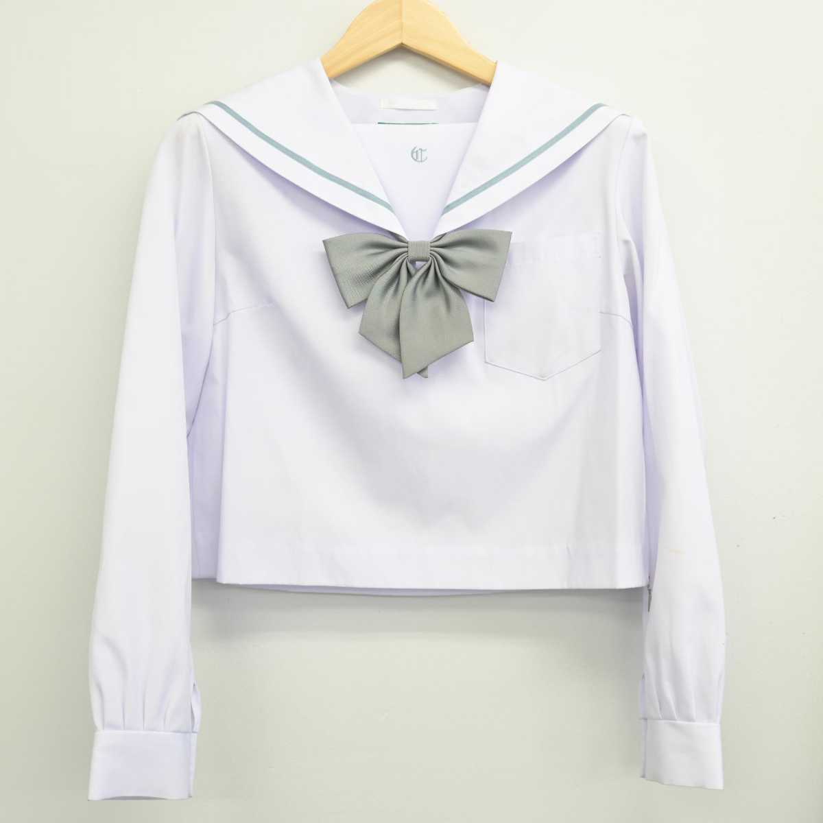 【中古】愛知県 知立高等学校 女子制服 2点 (セーラー服・スカート) sf050667