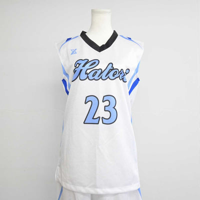 【中古】神奈川県 羽鳥中学校／バスケットボール部ユニフォーム 女子制服 2点 (部活ユニフォーム 上・部活ユニフォーム 下) sf050669