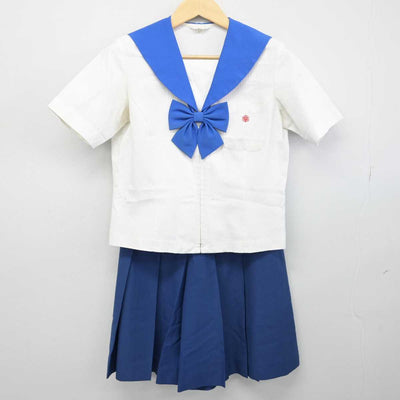 【中古】秋田県 秋田西高等学校 女子制服 2点 (セーラー服・スカート) sf050695