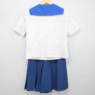 【中古】秋田県 秋田西高等学校 女子制服 2点 (セーラー服・スカート) sf050695