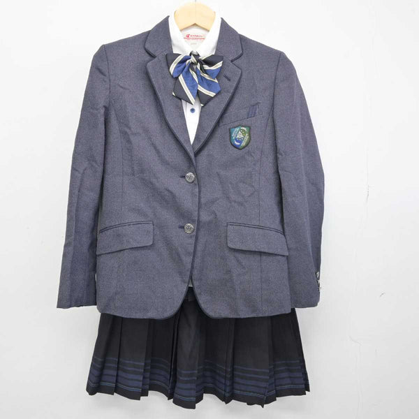 【中古】岐阜県 麗澤瑞浪高等学校 女子制服 5点 (ブレザー・シャツ・スカート) sf050696