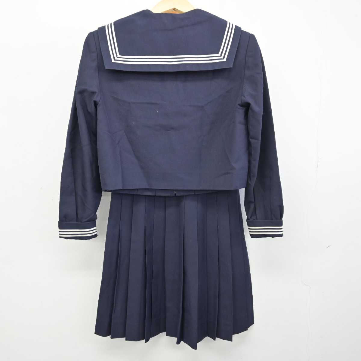 【中古】東京都 板橋区立向原中学校 女子制服 3点 (セーラー服・ジャンパースカート) sf050698