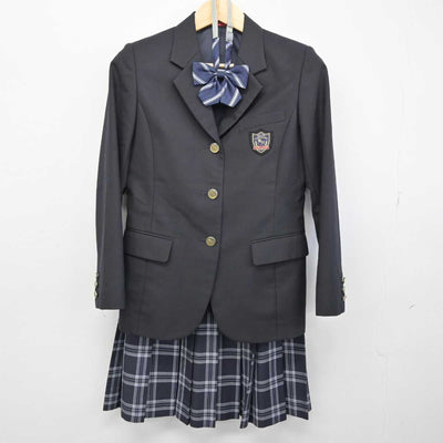 【中古】東京都 開智日本橋学園高等学校 女子制服 4点 (ブレザー・スカート) sf050731