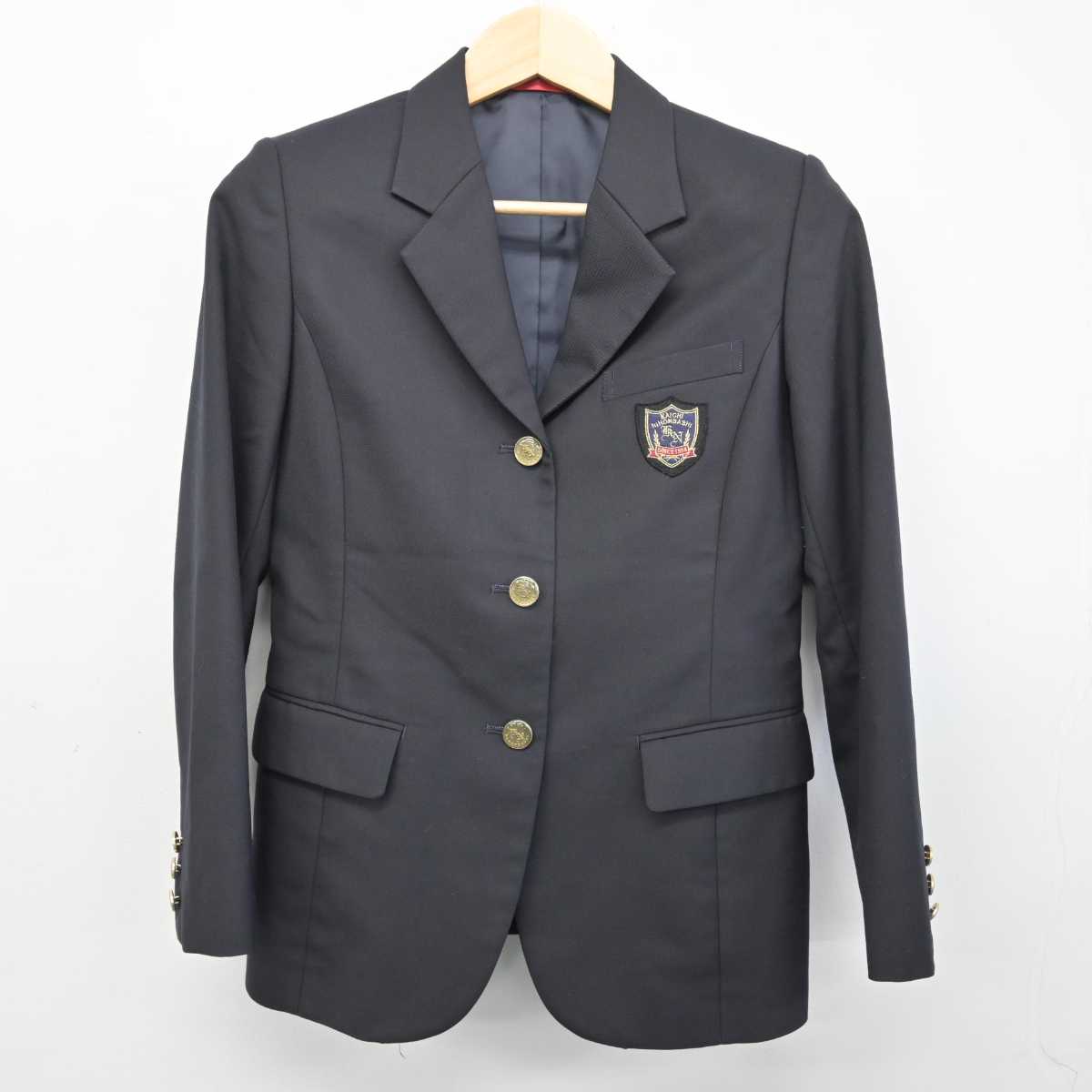 【中古】東京都 開智日本橋学園高等学校 女子制服 4点 (ブレザー・スカート) sf050731