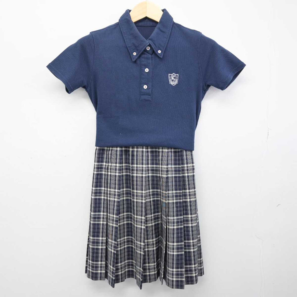 【中古】東京都 開智日本橋学園高等学校 女子制服 3点 (シャツ・スカート) sf050734