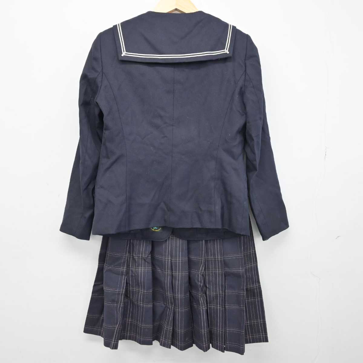 【中古】東京都 足立区立第七中学校 女子制服 2点 (セーラー服・スカート) sf050739