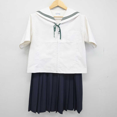 【中古】徳島県 徳島市城西中学校 女子制服 3点 (セーラー服・スカート) sf050743