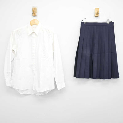 【中古】大阪府 今宮高等学校 女子制服 2点 (シャツ・スカート) sf050748