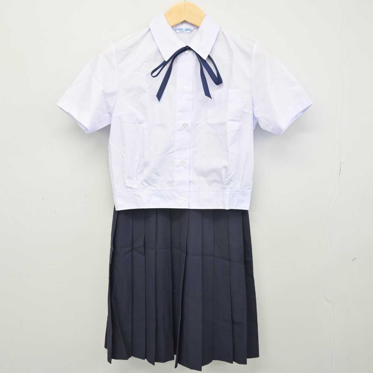 【中古】大阪府 貝塚市立第一中学校 女子制服 4点 (シャツ・シャツ・スカート) sf050749