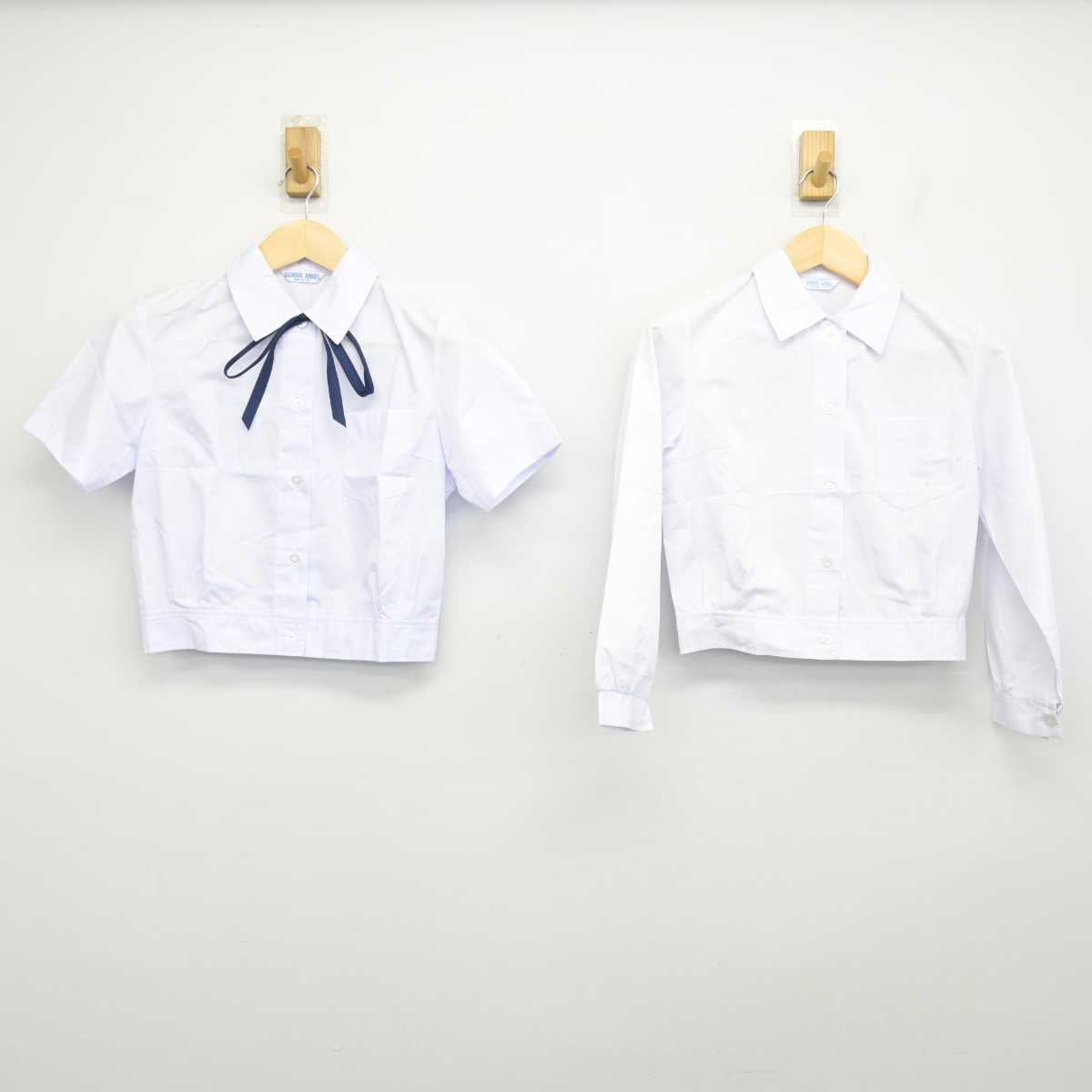 【中古】大阪府 貝塚市立第一中学校 女子制服 4点 (シャツ・シャツ・スカート) sf050749