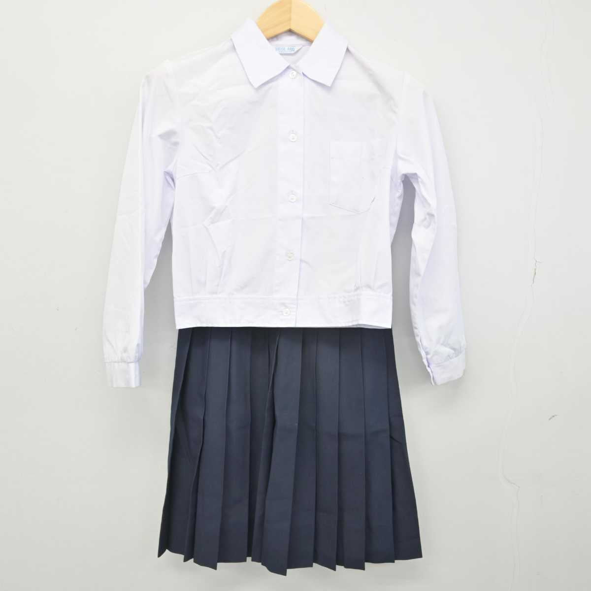 【中古】大阪府 貝塚市立第一中学校 女子制服 3点 (シャツ・シャツ・スカート) sf050750