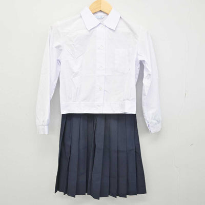 【中古】大阪府 貝塚市立第一中学校 女子制服 3点 (シャツ・シャツ・スカート) sf050750