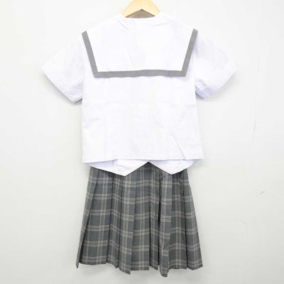 【中古】大阪府 岸和田市立産業高等学校 女子制服 2点 (セーラー服・スカート) sf050754