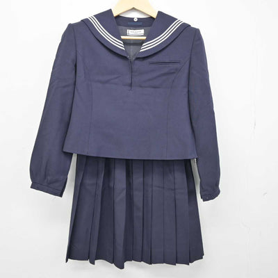 【中古】栃木県 栃木商業高等学校 女子制服 2点 (セーラー服・スカート) sf050758